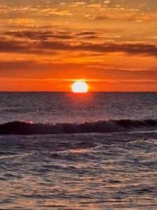 Ostrowo o wchodzie słońca